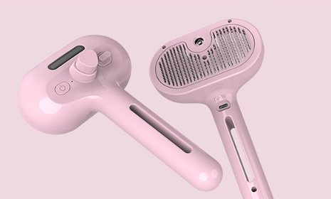 Pet Grooming Tool with Built-in Mist Humidifier