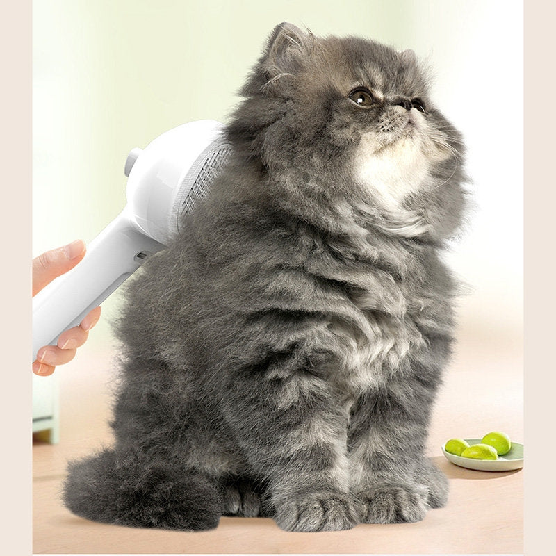 Pet Grooming Tool with Built-in Mist Humidifier
