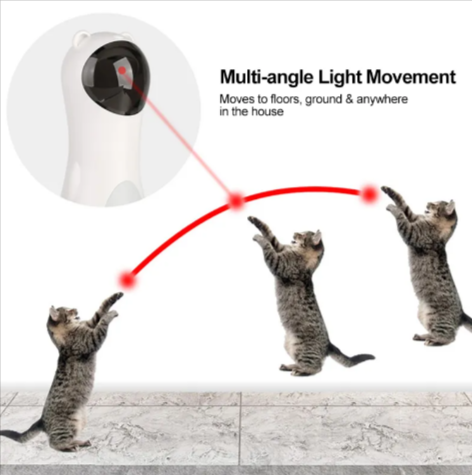 Automatic Laser Cat Toy - Bear Shape