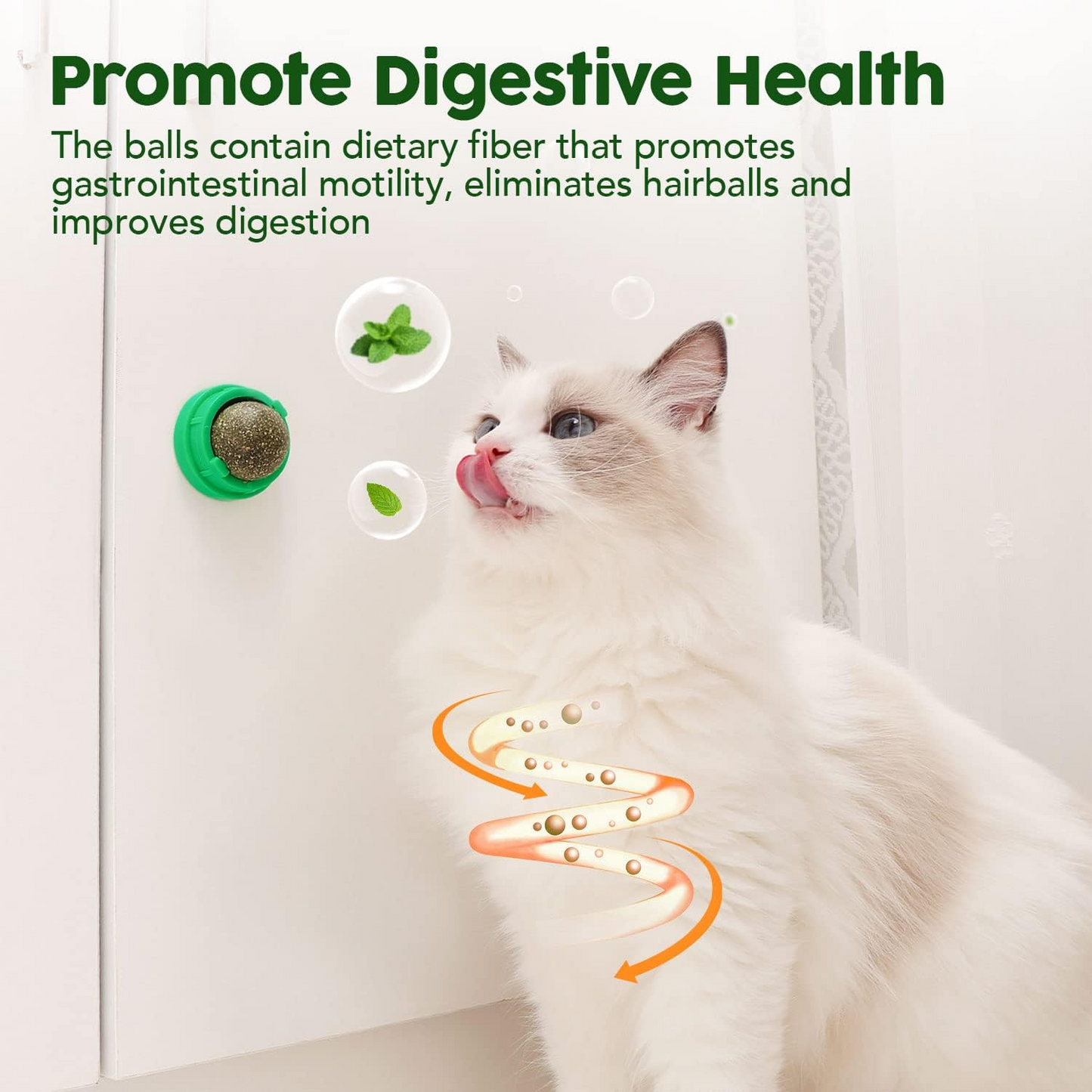 Edible Catnip & Silvervine Ball Toy Set (4 Pcs)