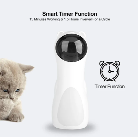 Automatic Laser Cat Toy - Bear Shape
